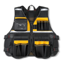 Multiple Pocket Breathable Vest with Reflective Strips for Nighttime New upgraded vest