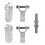 Front Rear Lowering Kit Replacement ATV Accessories for 700 700R YFM700 Silver 1