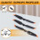 for   Air 2/2S Low-Noise Props Propellers 7238 Props Blade Foldable Quick Release Propeller for  Air 2 2S 4