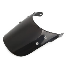 Motorcycle Windshield Retro Wind Deflector Windscreen used for Motorbike 5"-7" Black