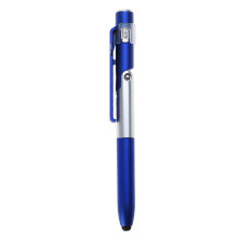 Ballpoint Pen with Led Light Mobile Phone Holder Support Bracket Supplies Blue