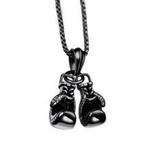 Interesting Auto Rearview Mirror Dumbbell Pendant Interior Ornaments Car Decor Black