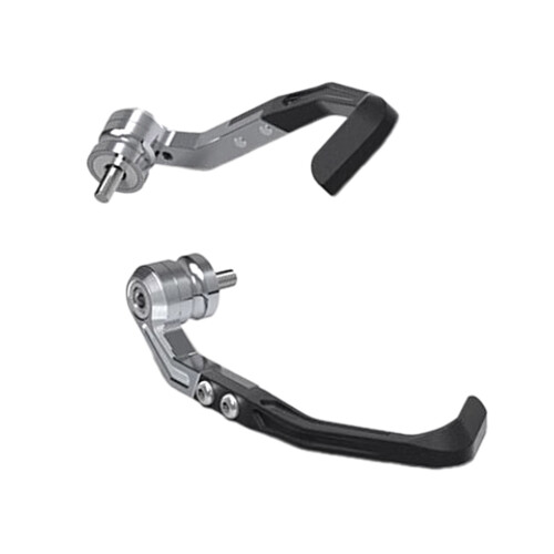 Handlebar Grips Guard Brake Clutch Levers Protector for R1M Gray
