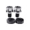Rear View Screws Universal Rustproof Screws Decorative Accessory Black 1