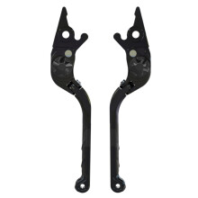 2Pcs Motorcycle Brake Clutch Levers Adjustable Handlebar Parts Cycling Equipment Black
