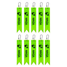 Eye Catching Reflective Safety Ribbon for Drivers Weatherproof Safety Fluorescent yellow