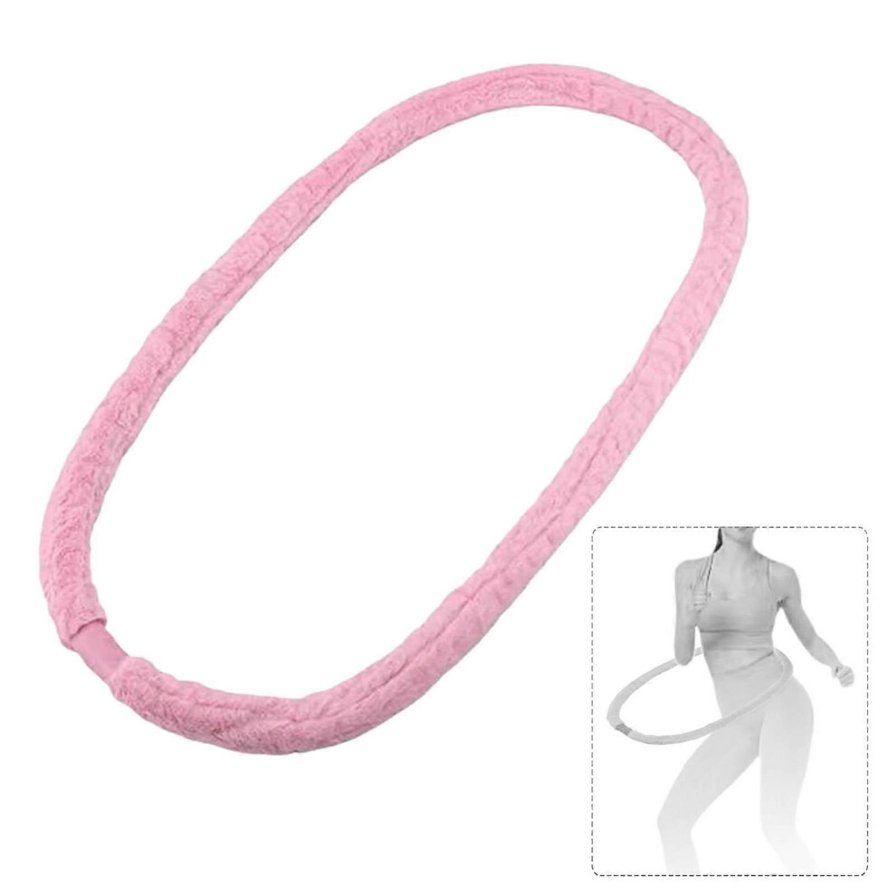 Legi Soft Spring (Pink) Weighted Soft Spring Hoop 3.6kg Waist Friendly Abdomen Workout ...