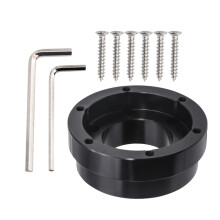 13/14in Steering Wheel Adapter Plate for G29 G920 G923 Aluminium Adapter Spacer Black