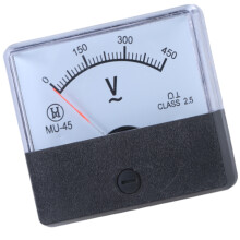 AC300Volt AC0-450V Analog Panel Volts Meter Voltmeter Gauge Electric 450V square large me
