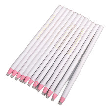 12Pcs Sewing Pencil No Sharpening White Fabric Pencil Fabric Marking Pencils