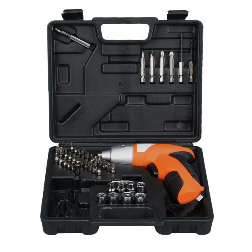 Rechargeable Cordless Drill Set with Drill Bits Electric Screwdriver Driver Tool