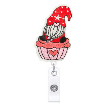 Cute Badge Holder with Alligator Clip 360 Spinning Max Length 26'' for Students Cake dwarf