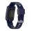(Navy Blue) Silicone One Body Armor Watch Strap For Fitbit Charge 4 SE 3