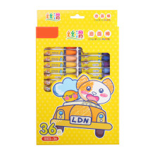 Students Crayons for Artistic Expression Easy to Hold Silky Washable Crayons 36 colors
