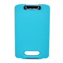 File Clipboards Portable Document File Organizer Case with Clipboard and Macaron green