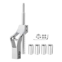 Adjustable Gear Shifting Rod Aluminum Gear Shifts Extension Simple Installation Silver