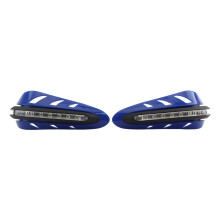 1 Pair Motorbike Turn Signal Light Indicator Cover Motorcycle Hand Guard Shield Blue