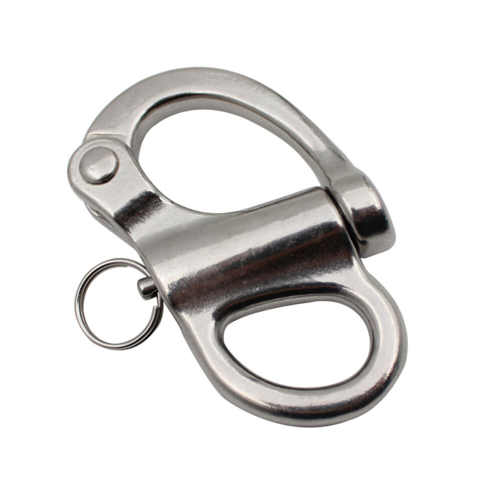 35-96Mm Stainless Steel Mini Fixed Snap Shackle Quick Release Fixed Shackles 35Mm 7754005137164