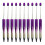 10Pcs Bead Rollerball Pen Plastic Pen Beaded Pen Student Office School Rose red gradient 1