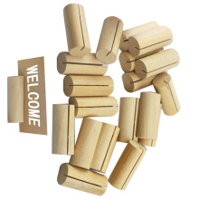 Wood Table Number Holders Wooden Display Stand for Wedding Party Home Party JM01972