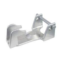 Multifunction Gooseneck Trailer Hitch Lock Easy to Use for Secure & Silver without lock