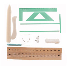 L-Shaped Ruler, T-Shaped Ruler, Spacing Guide, Corner Cutting Square Set