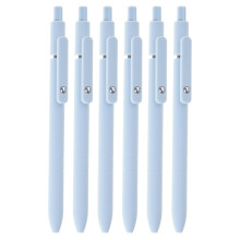 Business Signing Pen with  Pen Clip 0.5MM Smooth to Write for Office Morandi blue