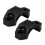 Motorbike Handlebar Switch Waterproof Designs Metal Locking Switch for Headlight Black 1