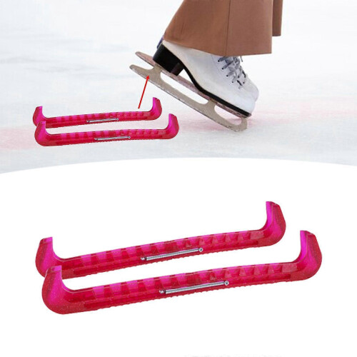 (Pink) 2x Kufenschoner für Eishockey und Eiskunstlauf 2