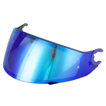 Easy to Install Helmet Shield Versatile Motorcycle Visor Distortion Frees View REVO blue