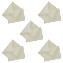 10x Small Invitation Envelopes Lace Envelopes Gift Envelopes for Party Light beige