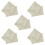 10x Small Invitation Envelopes Lace Envelopes Gift Envelopes for Party Light beige 1