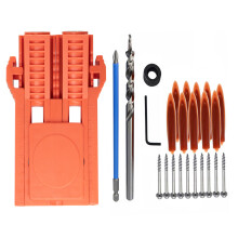 Hole Puncher Wood Dowel Puncher Locator Carpentry Tool Hinge Hole Multifunctional suit