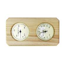 Temperature Humidity Measurement Meter for Steam Room Sauna Room Double table vertica