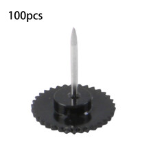 Pushpin Clear Map Pin, Sewing Pins for Sewing Project DIY Jewelry Crafts 100 black gears