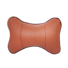Auto Neck Pillow Universal Heatrests Pillow for Home & Office Chair PU Leather B