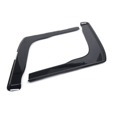 1 Pair Exterior Mount Vent Visors Side Window Wind Deflectors Rain Guards Shield