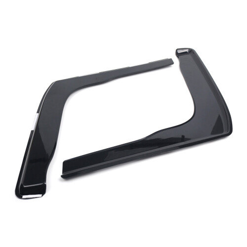 1 Pair Exterior Mount Vent Visors Side Window Wind Deflectors Rain Guards Shield