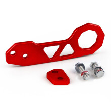 Innovations Tow Universal Aluminum Alloy Rear Bumper Towing Tow Hook Hauling Red