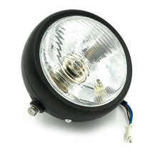 Motorcycle 5.75 inch LED Headlight Universal Motorcycle Headlamp Black and white