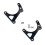 Brake Disc Caliper Bracket Adapter 84mm Diameter For Motorcycle Brake Caliper Black 1