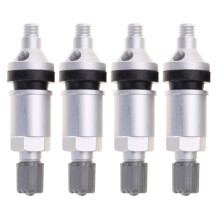 For Car Tubeless Wheel Tyre Pressure Monitoring System Sensor Valves Stem Repair 4 pack