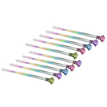 10 Pcs Colorful Rainbow Pen Decorative Pen Neons Gel Pen Rainbow Ballpoint Pen