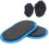 (Blue) Exercise Sliders Discs Dual Sided Oval Shape Floors Sport Core Sliders 2