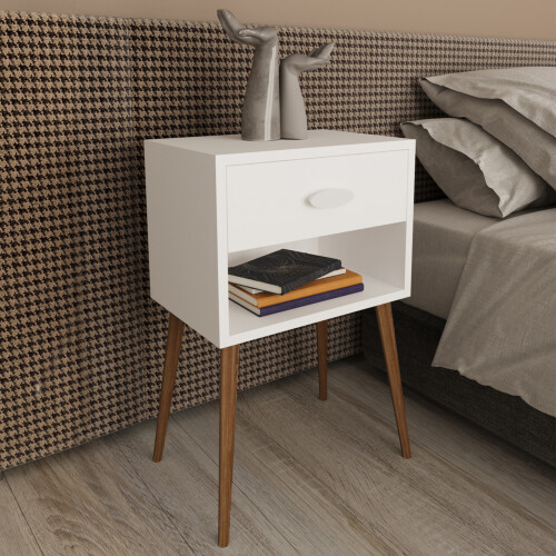 Wooden side table bedside table Singol XL 2