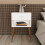 Wooden side table bedside table Singol XL 4