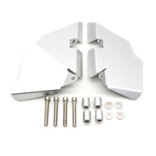 Motorcycles Rear SeatsFoot Pedal Mudguard FenderRecess Cover Fit for R1200GS ADV Silver