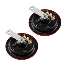 Durable Reliable Car Speaker set Universal Electric Air Horns Clear & Loud Sound Red
