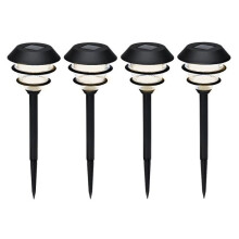PROGARDEN Tuin zonnepaneel lamp set van 4 41 cm KO-DT4100200