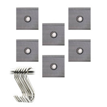 Piping Eyelets for Piping Rail Piping Tape Awning Hook Awning Camping Caravans Gray